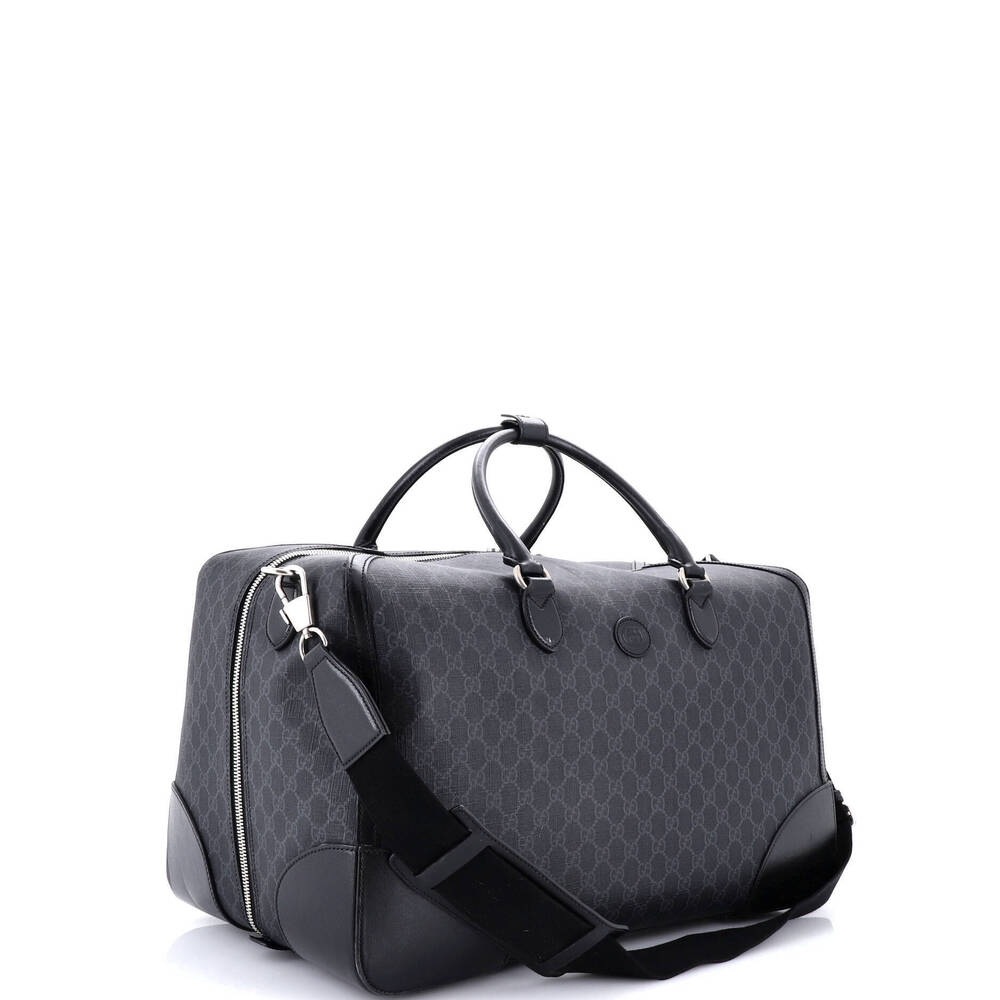 Gucci Large Interlocking G Patch Duffle Bag GG Co… - image 2